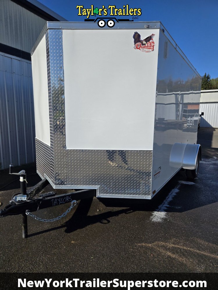 2026 Quality Cargo 7'X12' 3500 GVW w/ 6'3" Ceiling & Barn Doors