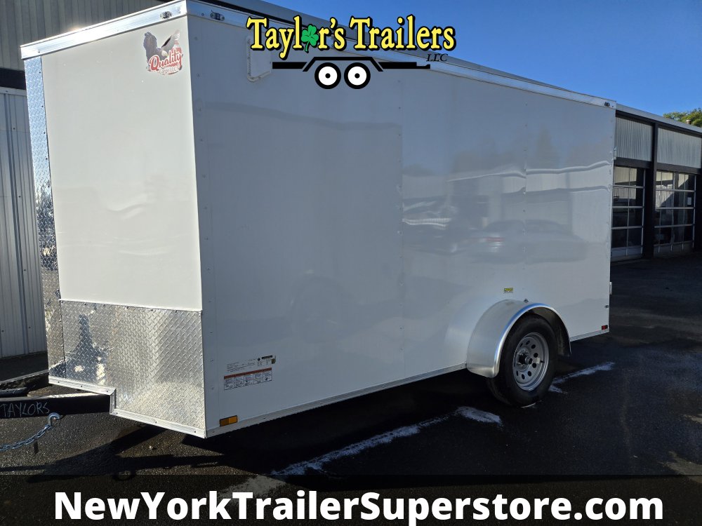 2026 Quality Cargo 7'X12' 3500 GVW w/ 6'3" Ceiling & Barn Doors