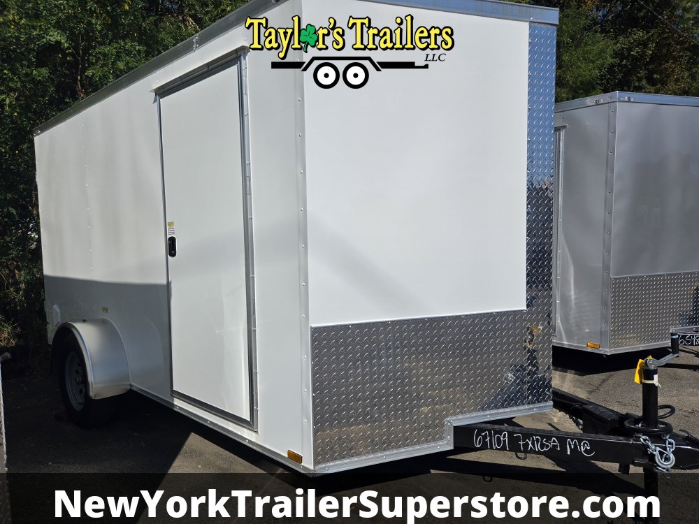 2026 Quality Cargo 7'X12' 3500 GVW w/ 6'3" Ceiling & Barn Doors