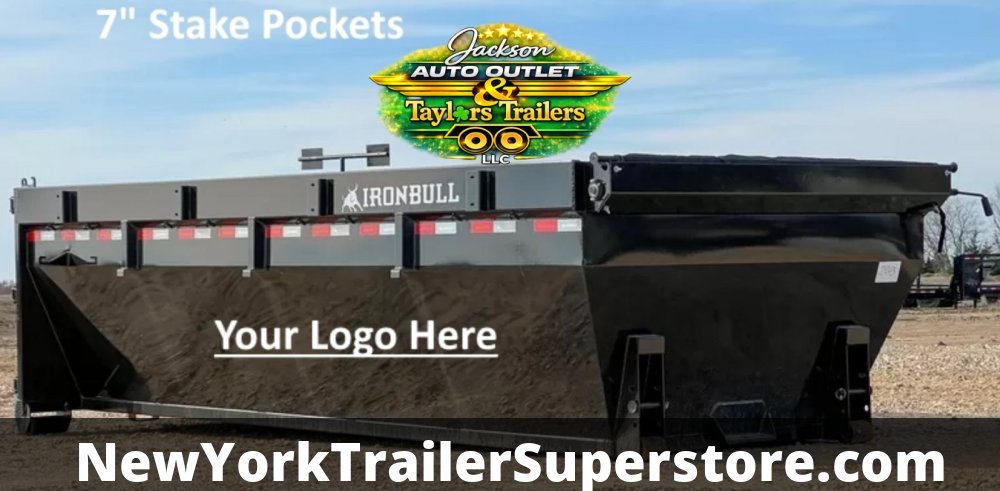 2026 Iron Bull 83"x16' - 16 Yard Roll Off Bin