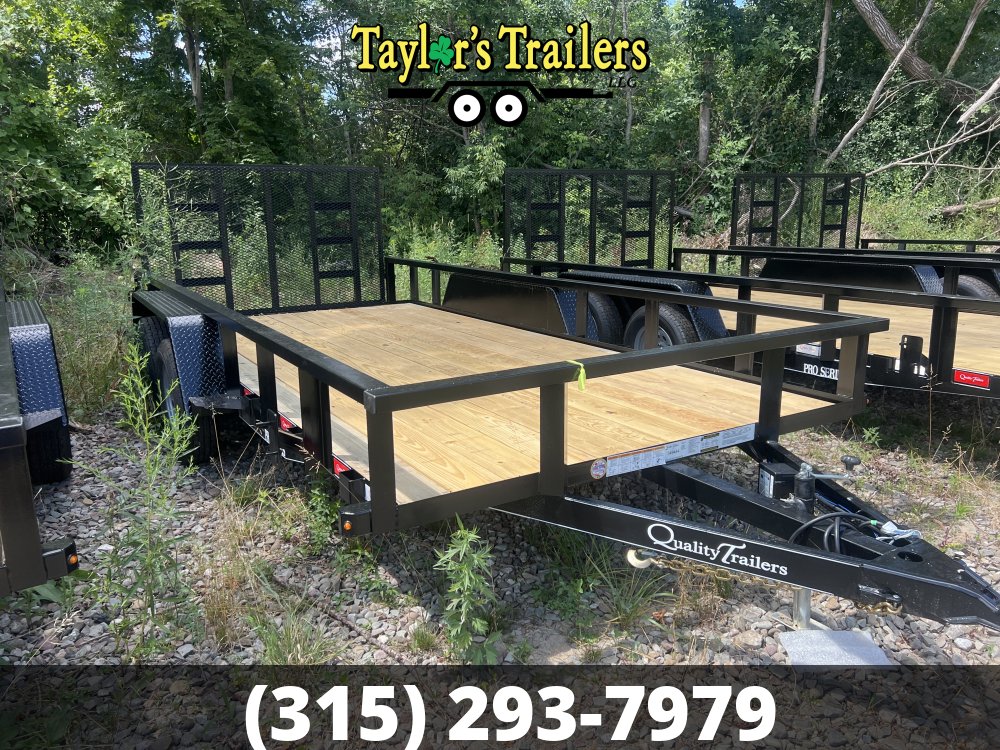 2026 Quality Trailers 82x16TA 7k GVW Pro Grade Utility