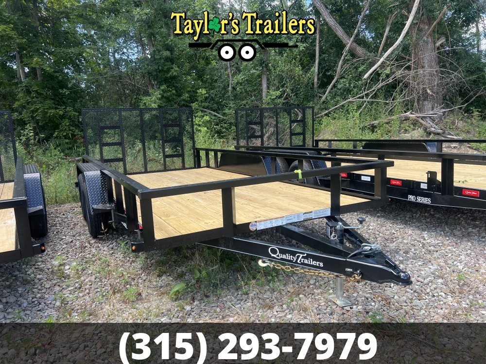 2026 Quality Trailers 82x16TA 7k GVW Pro Grade Utility