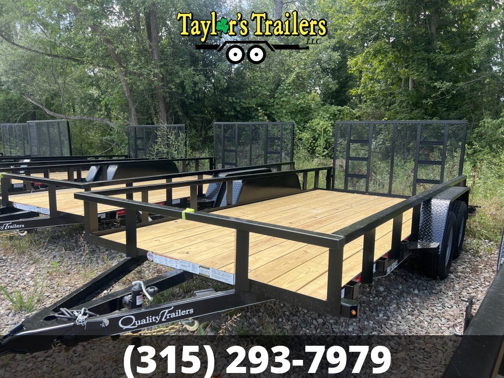 2026 Quality Trailers 82x16TA 7k GVW Pro Grade Utility