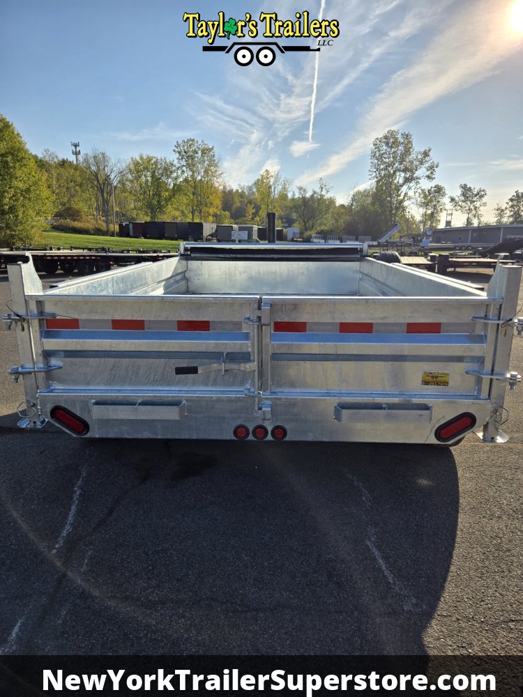 2026 Weberlane 6'x12' Galvanized Dump Trailer 10k GVW w/ Tarp Kit