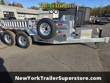 2026 Weberlane 6'x12' Galvanized Dump Trailer 10k GVW w/ Tarp Kit