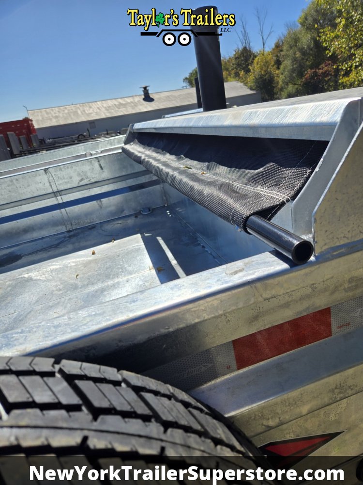 2026 Weberlane 6'x12' Galvanized Dump Trailer 10k GVW w/ Tarp Kit