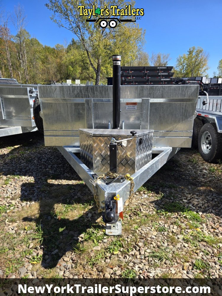 2026 Weberlane 6'x12' Galvanized Dump Trailer 10k GVW w/ Tarp Kit