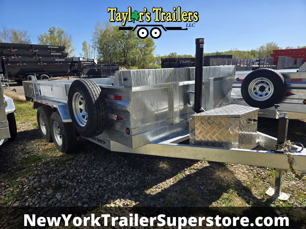 2026 Weberlane 6'x12' Galvanized Dump Trailer 10k GVW w/ Tarp Kit