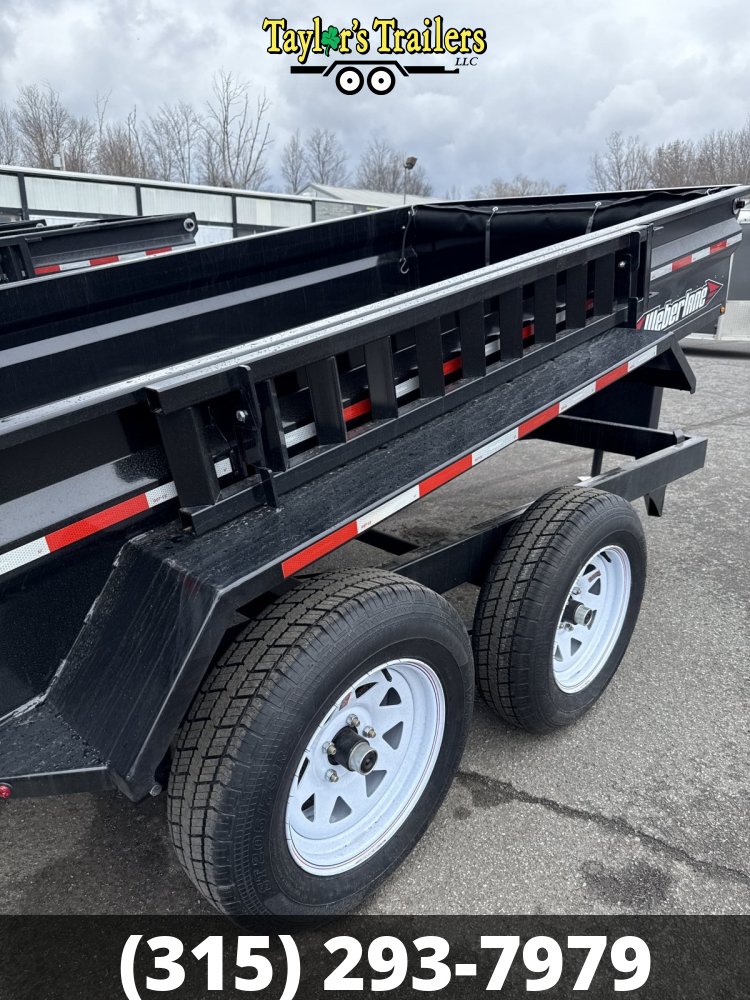 2025 Weberlane 5x10 7K GVW Dump Trailer w/Ramps & Tarp Kit