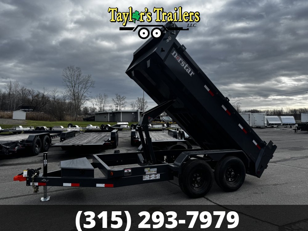 2025 Norstar 6x12 Dump Trailer 10K GVW w/Tarp Kit