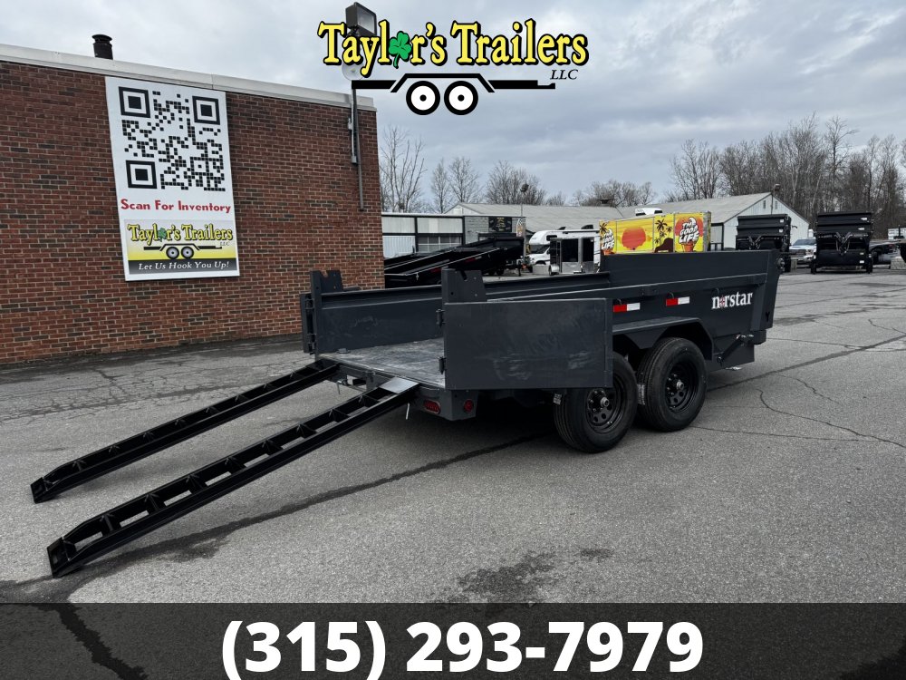 2025 Norstar 6x12 Dump Trailer 10K GVW w/Tarp Kit