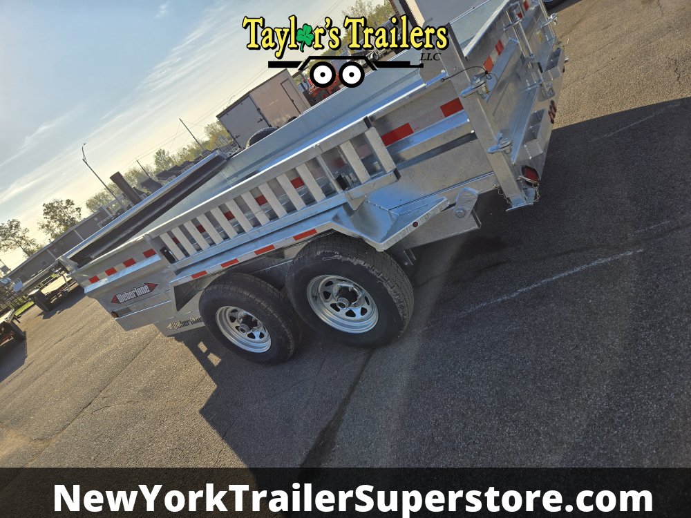 2026 Weberlane 6'x12' Galvanized Dump Trailer 10k GVW w/ Tarp Kit
