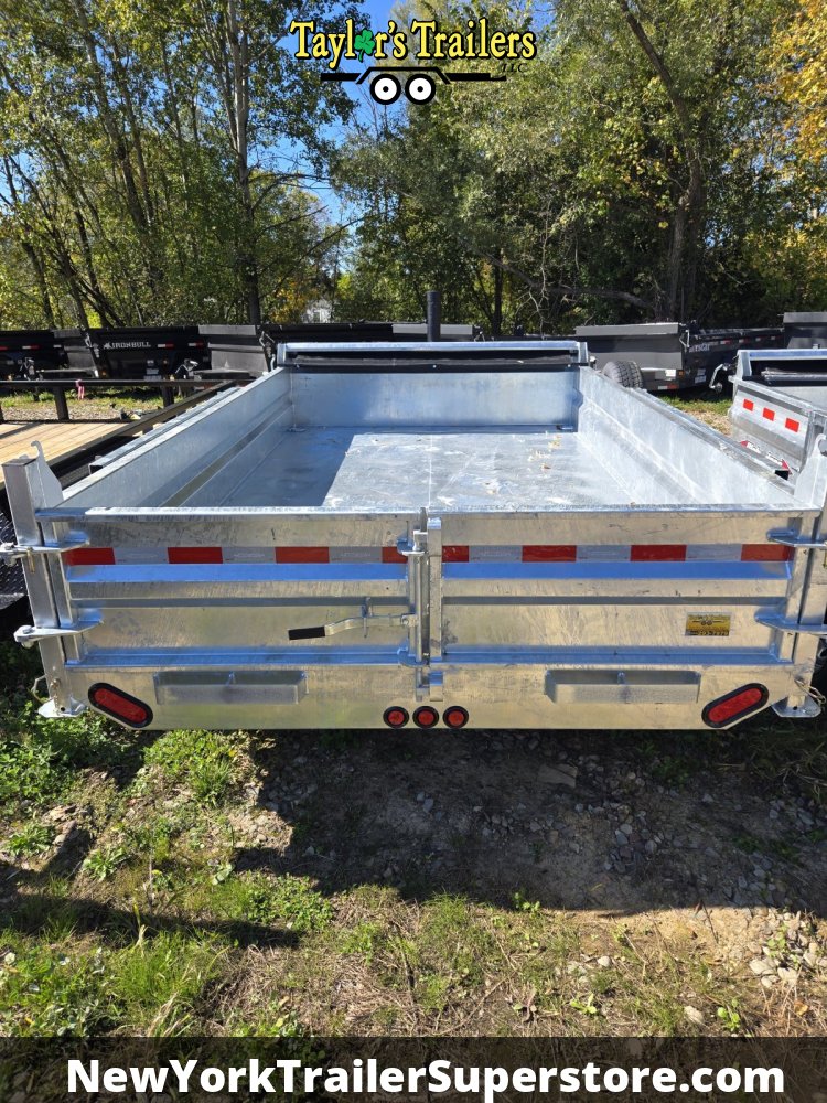 2026 Weberlane 6'x12' Galvanized Dump Trailer 10k GVW w/ Tarp Kit