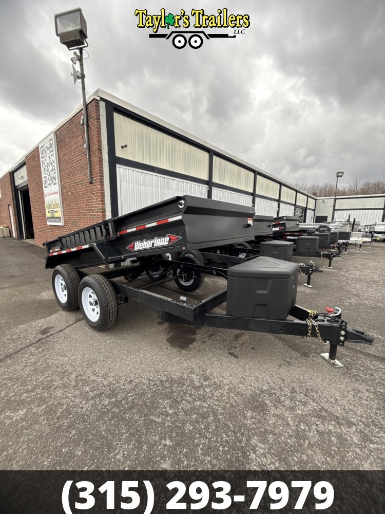 2025 Weberlane 5x10 7K GVW Dump Trailer w/Ramps & Tarp Kit