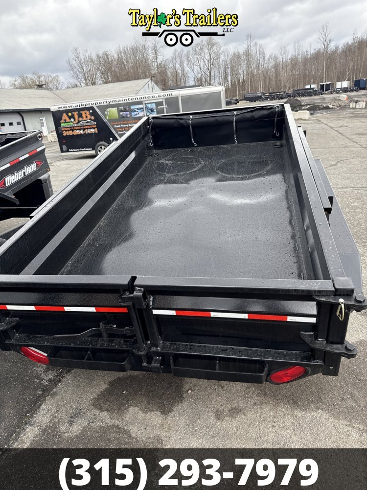 2025 Weberlane 5x10 7K GVW Dump Trailer w/Ramps & Tarp Kit