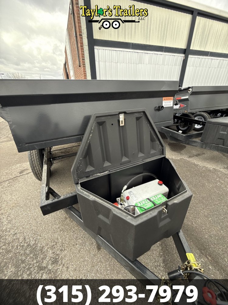 2025 Weberlane 5x10 7K GVW Dump Trailer w/Ramps & Tarp Kit