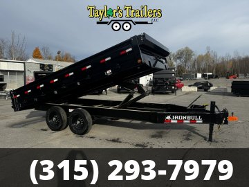 2026 Iron Bull 8x16 Dump Trailer 15K GVW