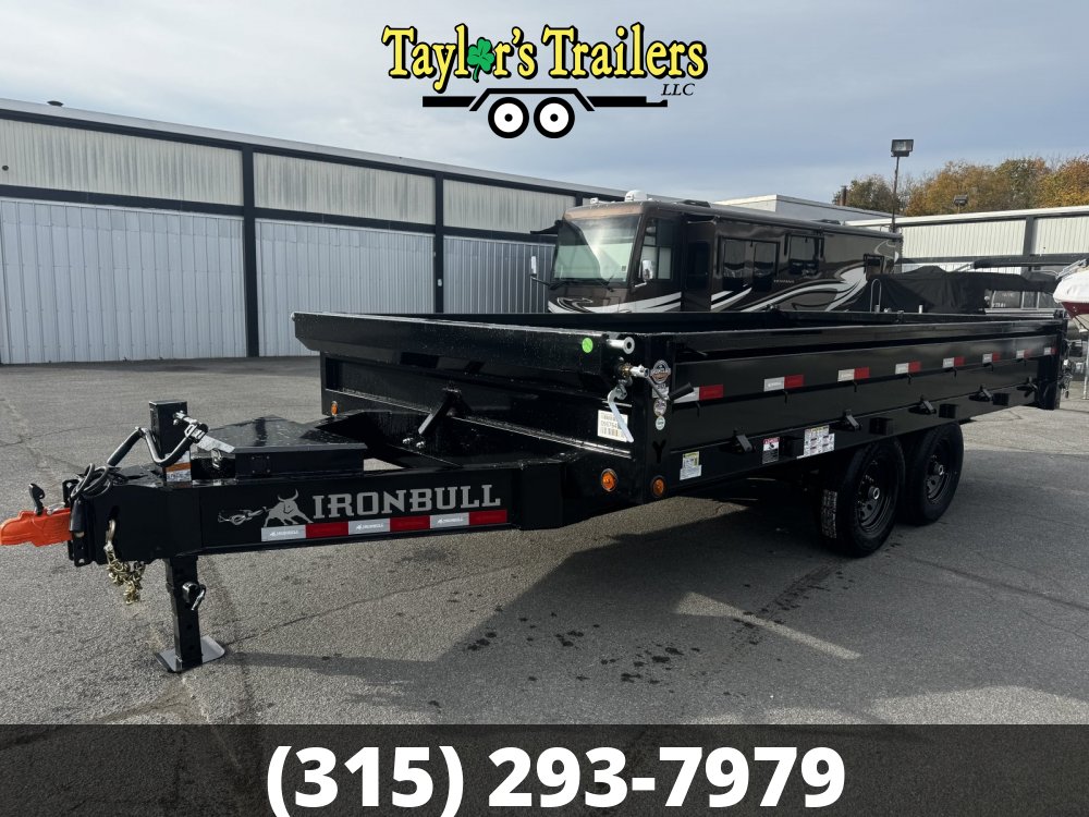 2026 Iron Bull 8x16 Dump Trailer 15K GVW