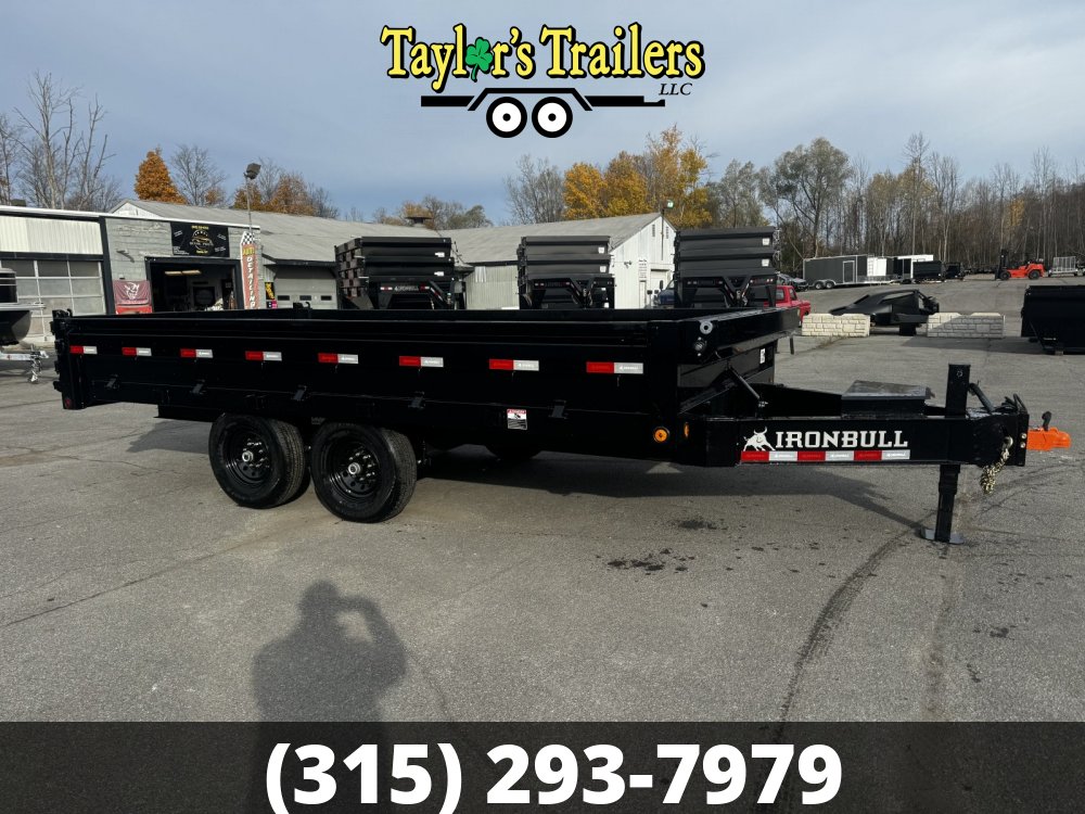 2026 Iron Bull 8x16 Dump Trailer 15K GVW