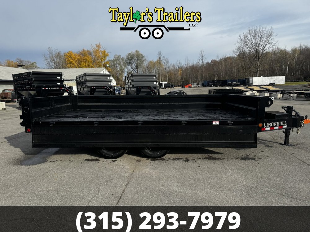 2026 Iron Bull 8x16 Dump Trailer 15K GVW