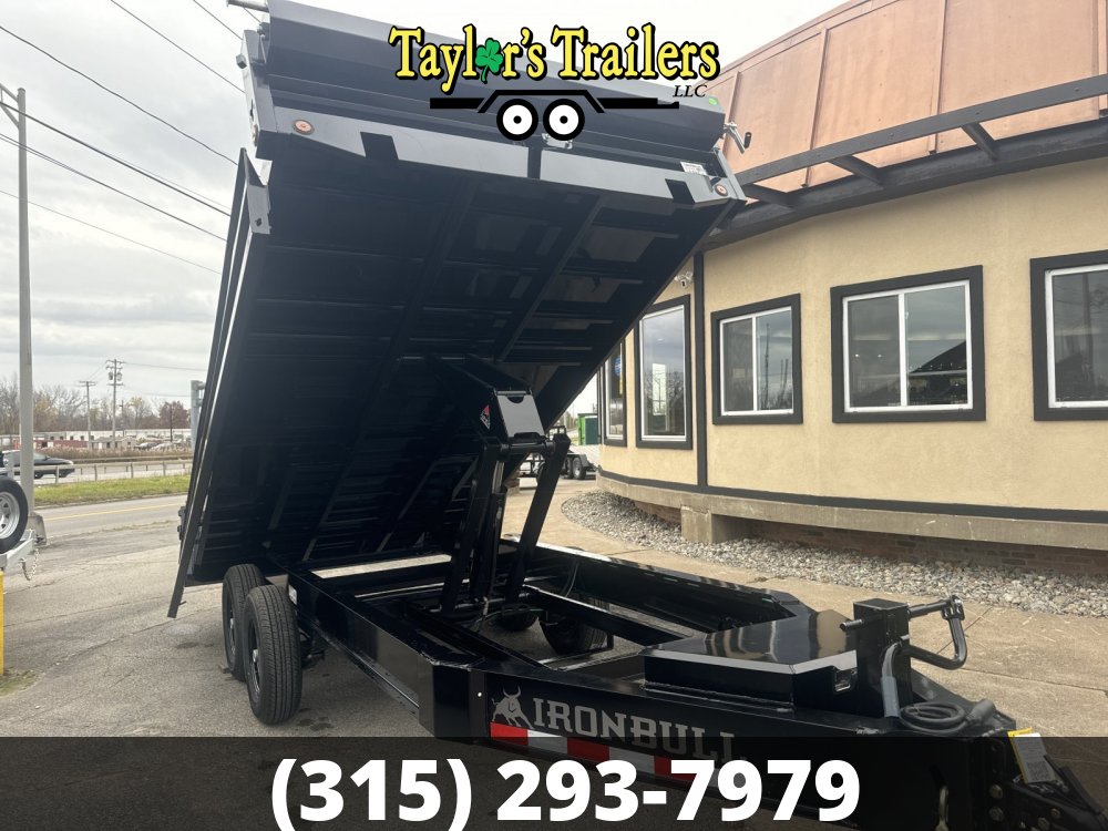 2026 Iron Bull 8x16 Dump Trailer 15K GVW