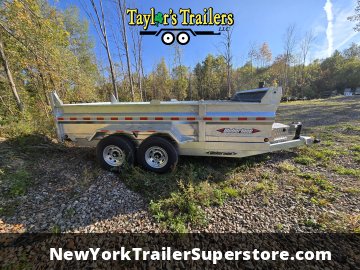 2026 Weberlane 7x14 Galvanized Dump Trailer 15.6K GVW w/Tarp Kit