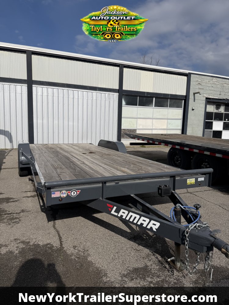 2024 Lamar 83x20 Flatbed Car Hauler 7,000 GVWR