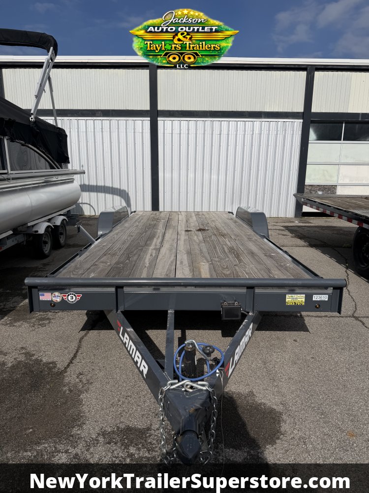 2024 Lamar 83x20 Flatbed Car Hauler 7,000 GVWR
