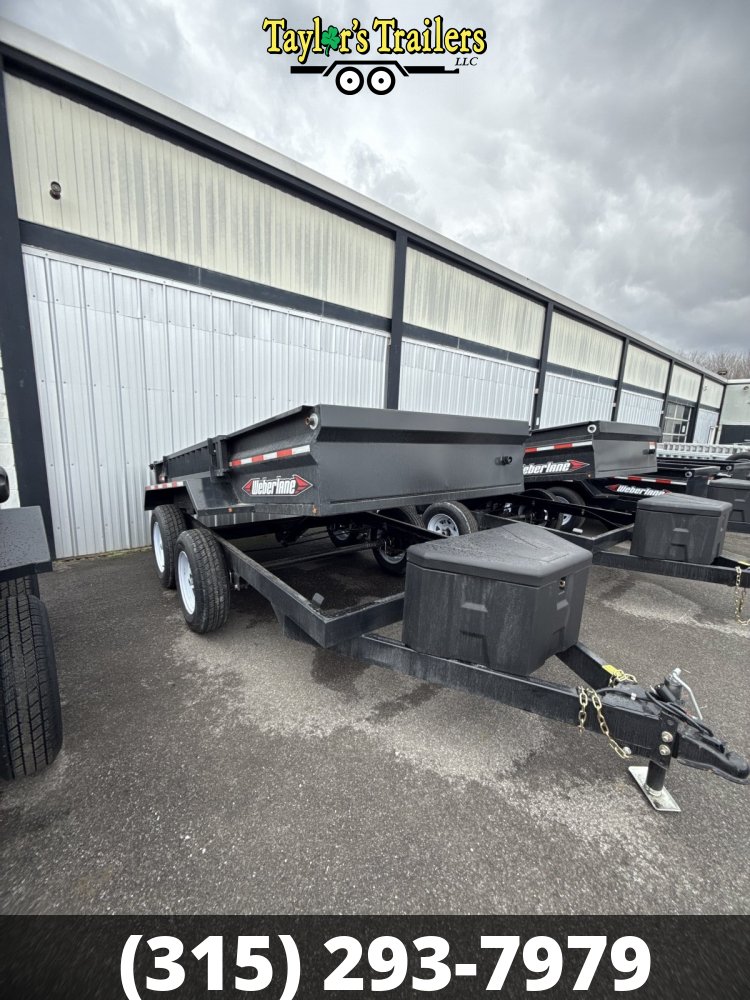 2025 Weberlane 5x10 7K GVW Dump Trailer w/Ramps & Tarp Kit