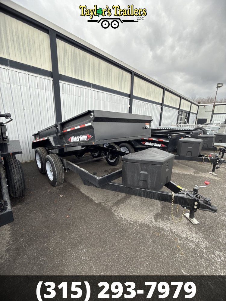 2025 Weberlane 5x10 7K GVW Dump Trailer w/Ramps & Tarp Kit