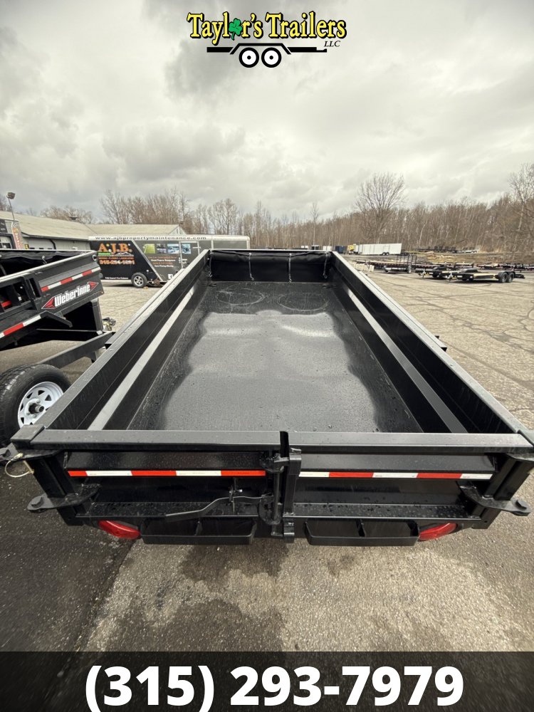 2025 Weberlane 5x10 7K GVW Dump Trailer w/Ramps & Tarp Kit