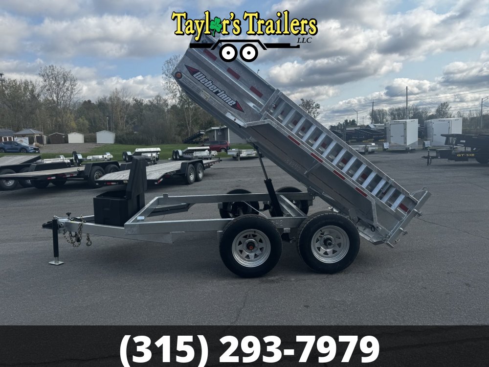2025 Weber Lane Galvanized 6x10 Dump Trailer 7K GVW w/Tarp Kit