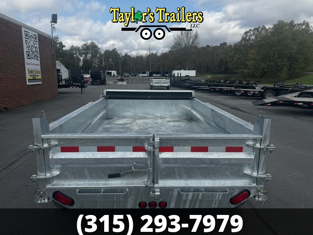 2025 Weber Lane Galvanized 6x10 Dump Trailer 7K GVW w/Tarp Kit