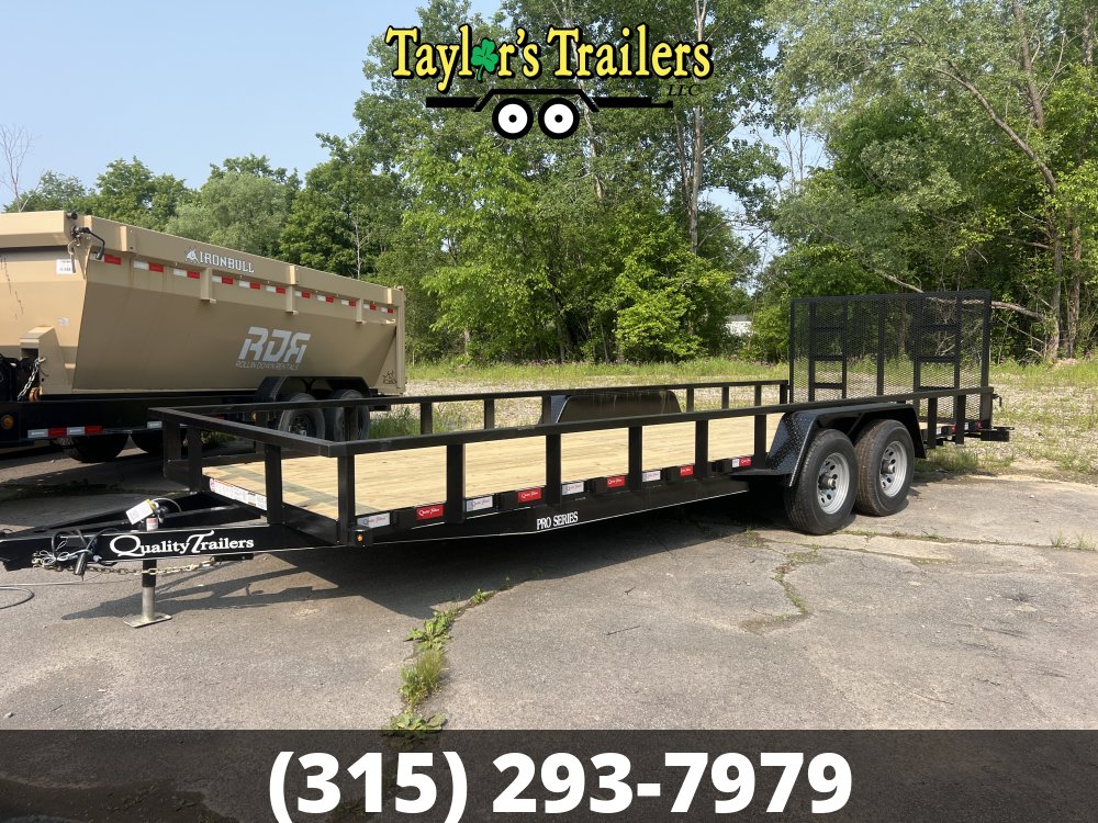 2026 Quality Trailers 82x22 Utility 9,990 GVWR