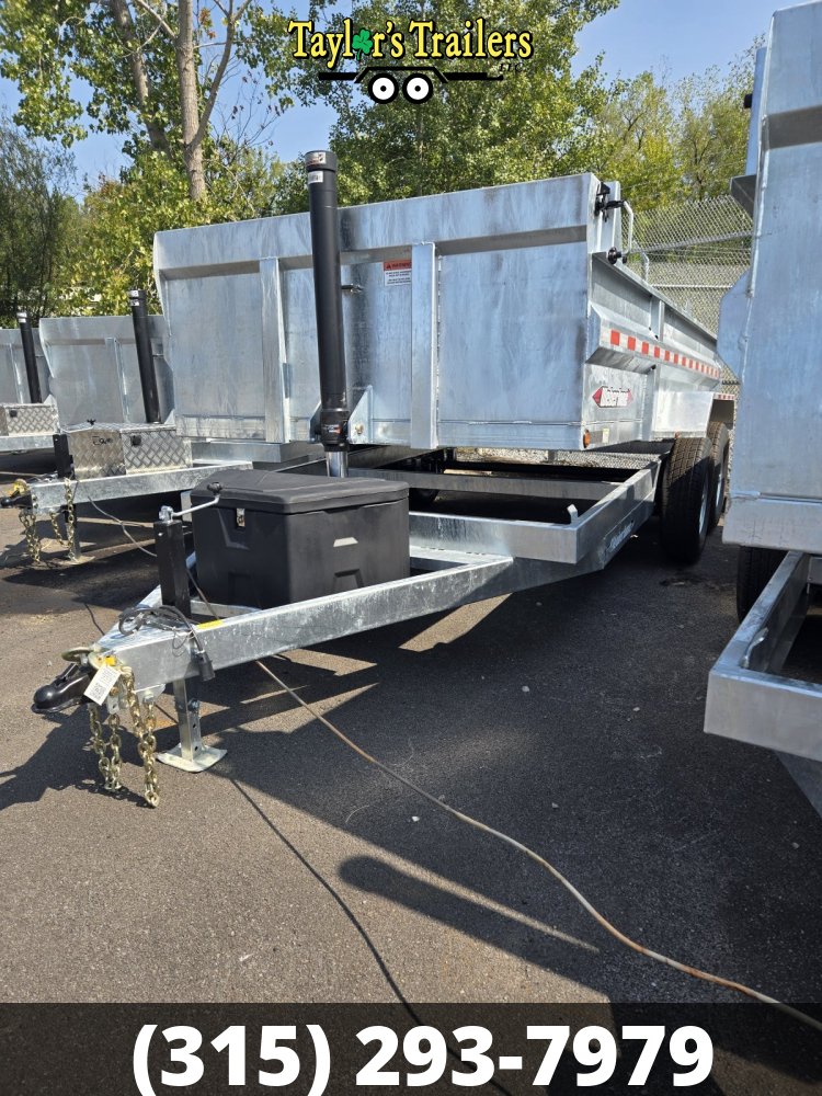 2025 Weberlane 7x14 15K GVW Gavanized Dump Trailer w/Tarp Kit