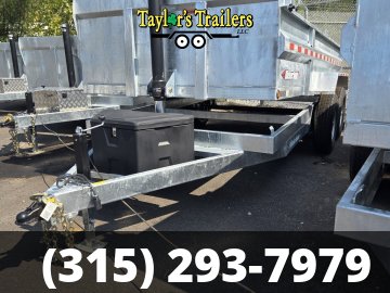 2025 Weberlane 7x14 15K GVW Gavanized Dump Trailer w/Tarp Kit