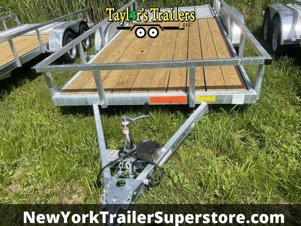 2026 Load Rite 6.5'x16'TA 7K GVW Galvanized Utility Trailer