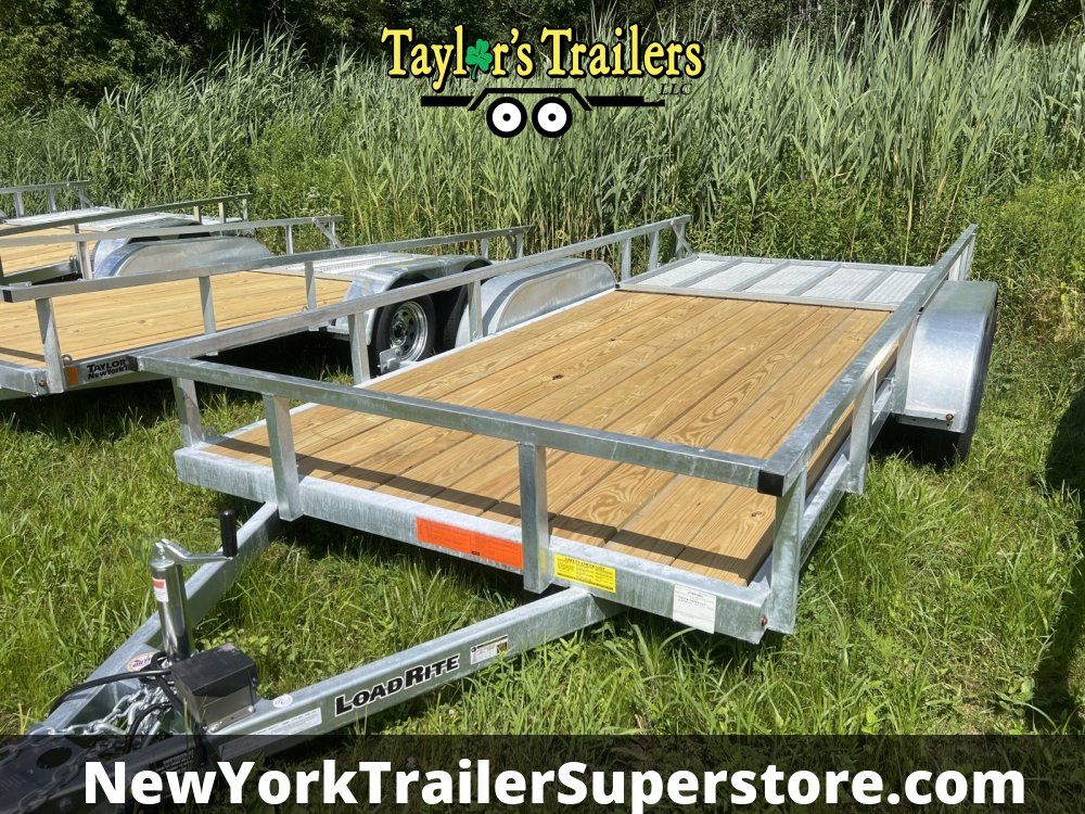 2026 Load Rite 6.5'x16'TA 7K GVW Galvanized Utility Trailer
