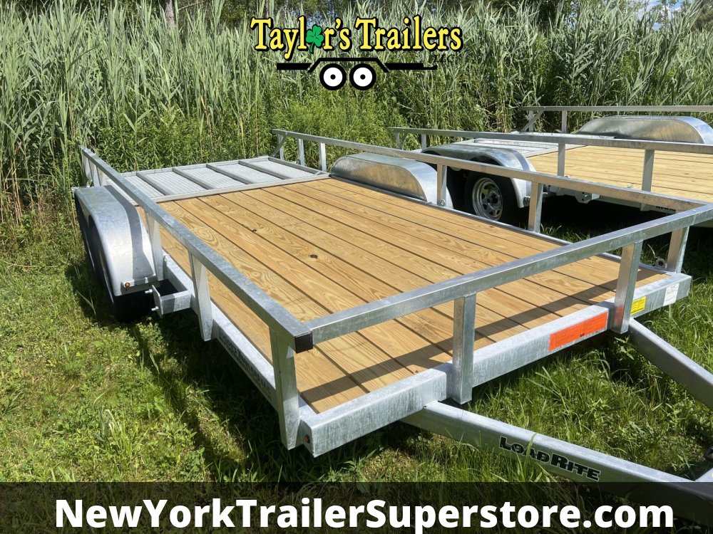 2026 Load Rite 6.5'x16'TA 7K GVW Galvanized Utility Trailer