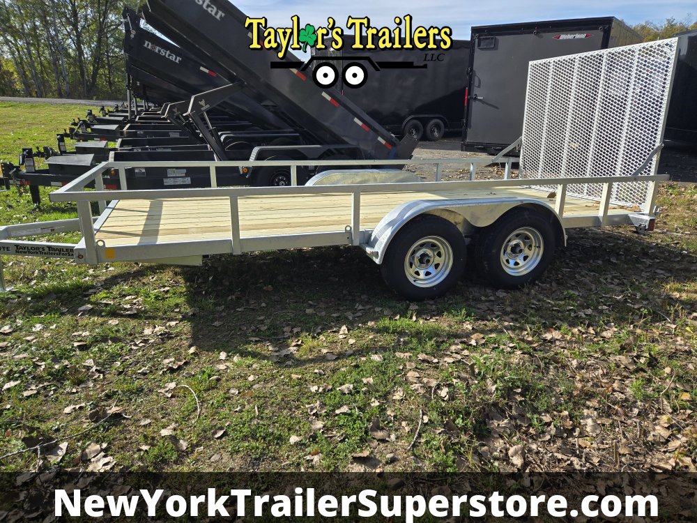 2026 Load Rite 6.5'x16'TA 7K GVW Galvanized Utility Trailer