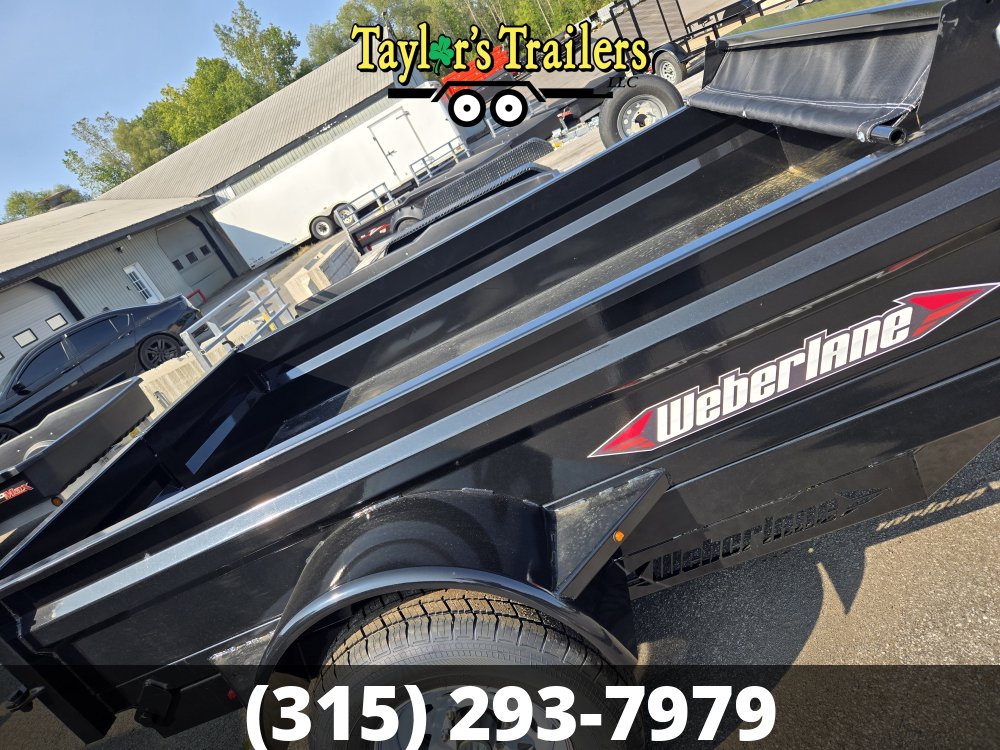 2026 Weberlane 5x8SA Dump 5200 GVW w/ Tarp Kit