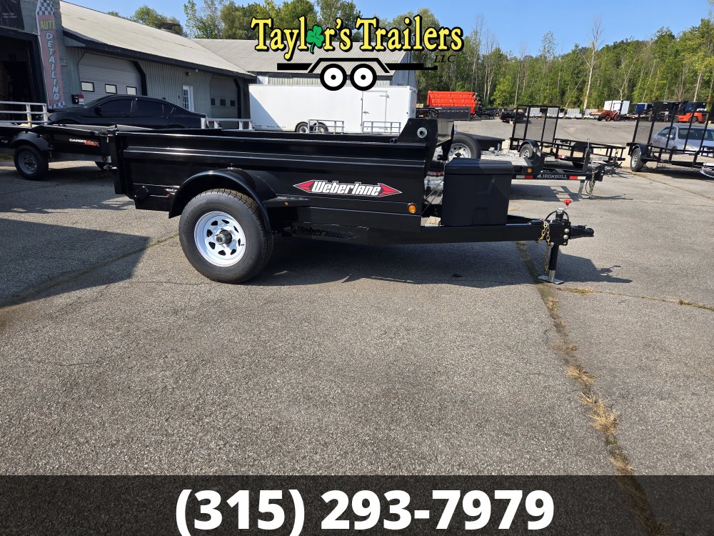 2026 Weberlane 5x8SA Dump 5200 GVW w/ Tarp Kit