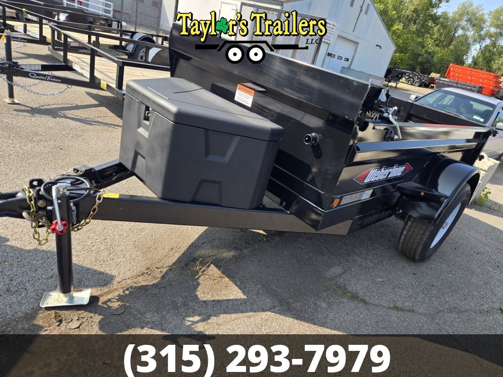 2026 Weberlane 5x8SA Dump 5200 GVW w/ Tarp Kit