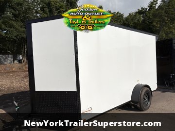 2026 Quality Cargo 6X12 3K GVW w/ 6'6 Ceiling, Rear Wing w/ Lights