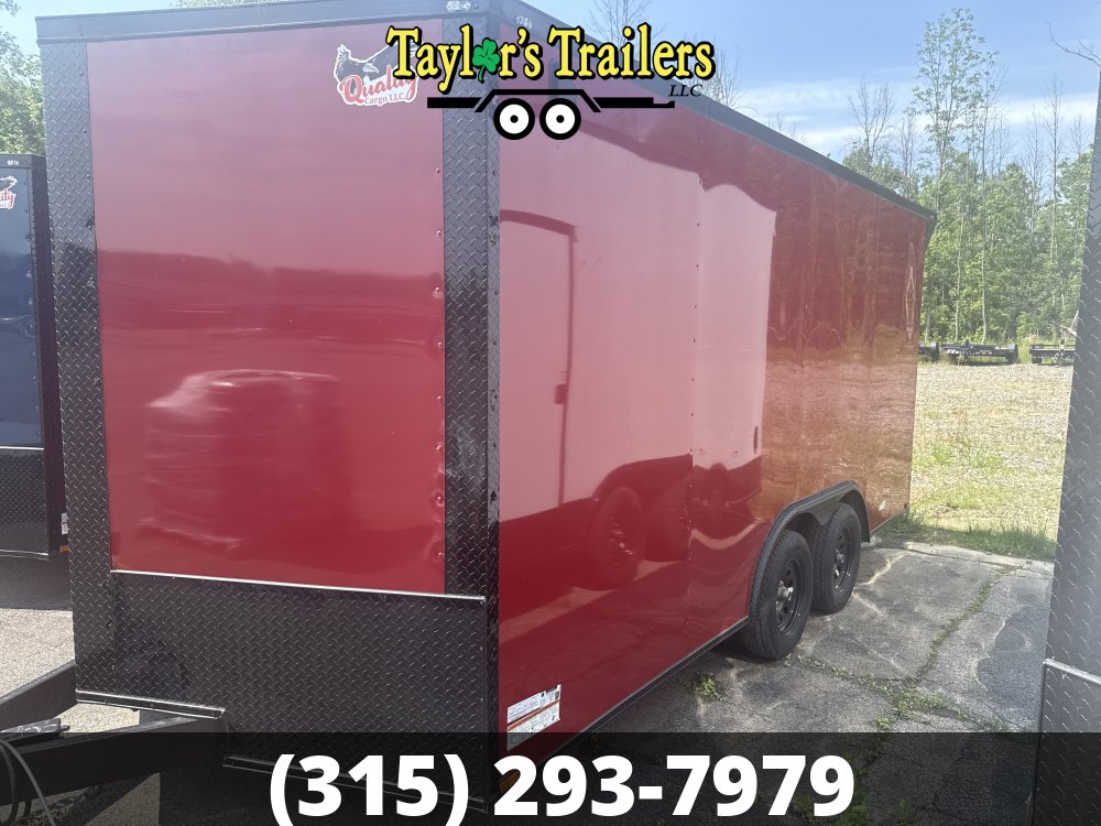 2025 Quality Cargo 102x16 Enclosed Cargo 7,000 GVWR