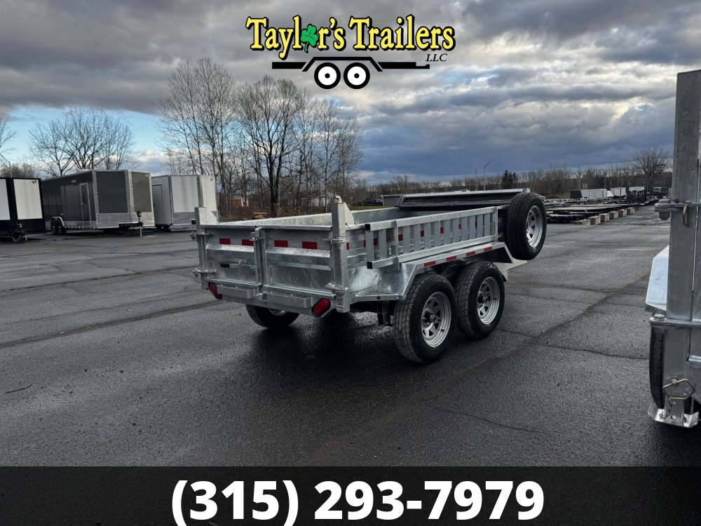 2025 Weberlane 5x10 Galvanized Dump Trailer 7K GVW w/Tarp Kit