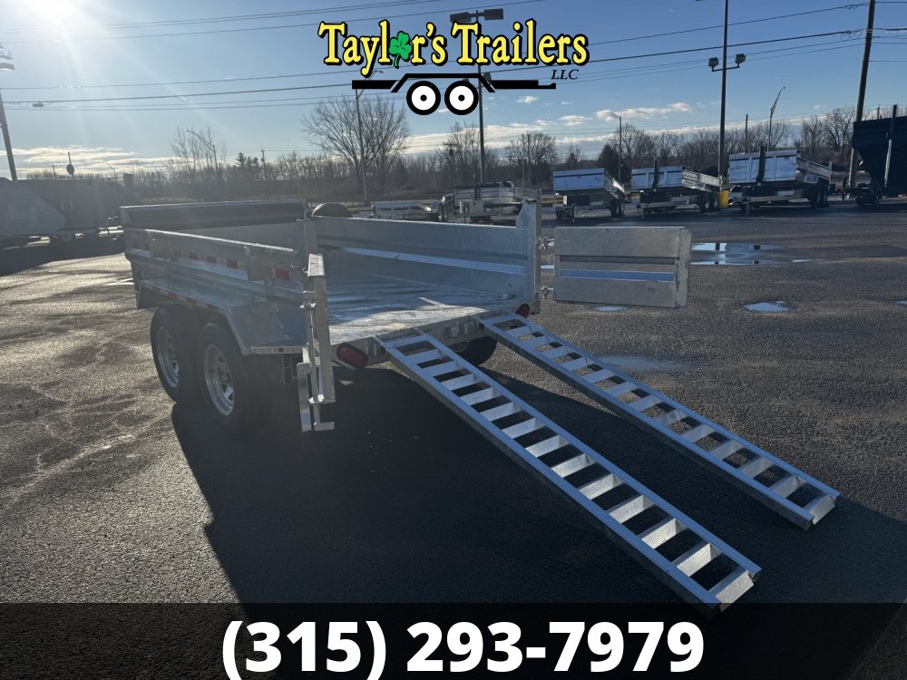 2025 Weberlane 5x10 Galvanized Dump Trailer 7K GVW w/Tarp Kit