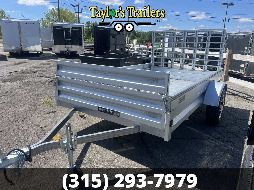2025 Stirling 6x10 SA Galvanized Utility 2990 GVW w/ Solid Sides