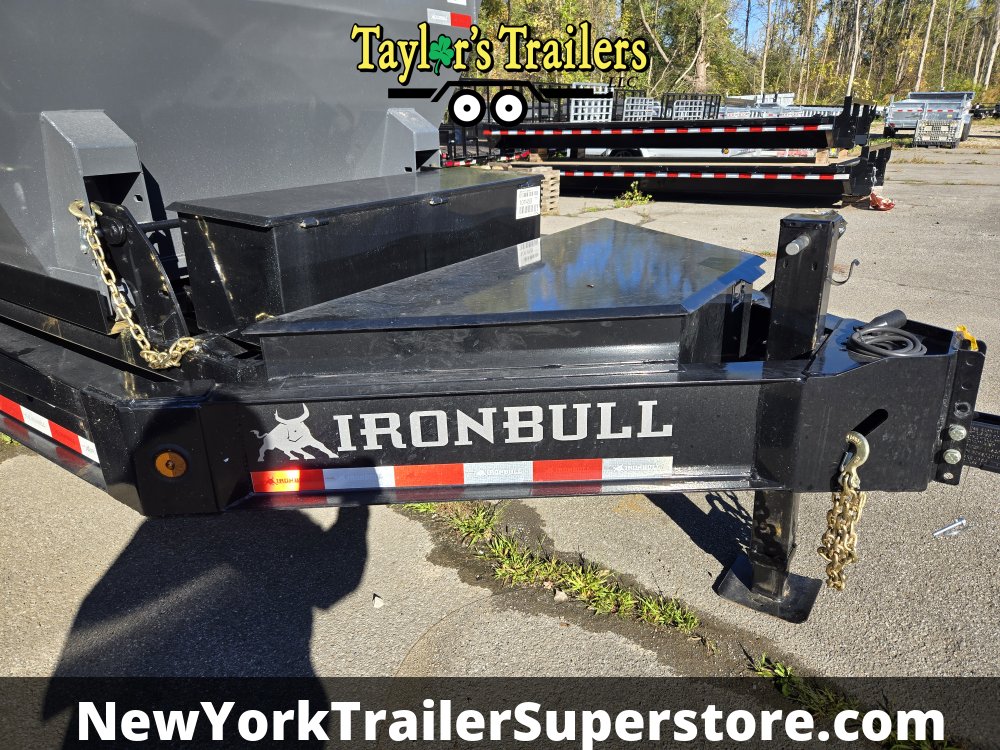 2026 Iron Bull 83x16TA Roll Off Dump Trailer 15k GVW w/ 3 16 Yard Bins & Tarp Kits