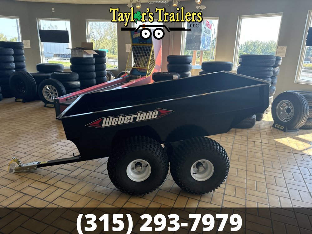 2025 Weberlane 3' x 6' Tandem ATV Dump Trailer Tandem Axel